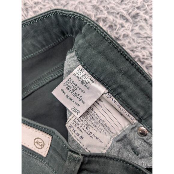 AG Adriano Goldschmied Jeans Womens 25 Green Stevie Slim Straight Ankle Stretch - Picture 5 of 10